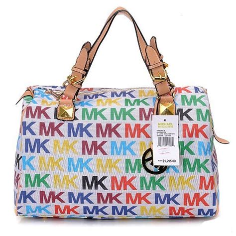 peach michael kors purse|Michael Kors white rainbow purse.